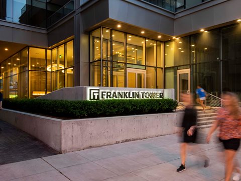 The Franklin Tower front entrance